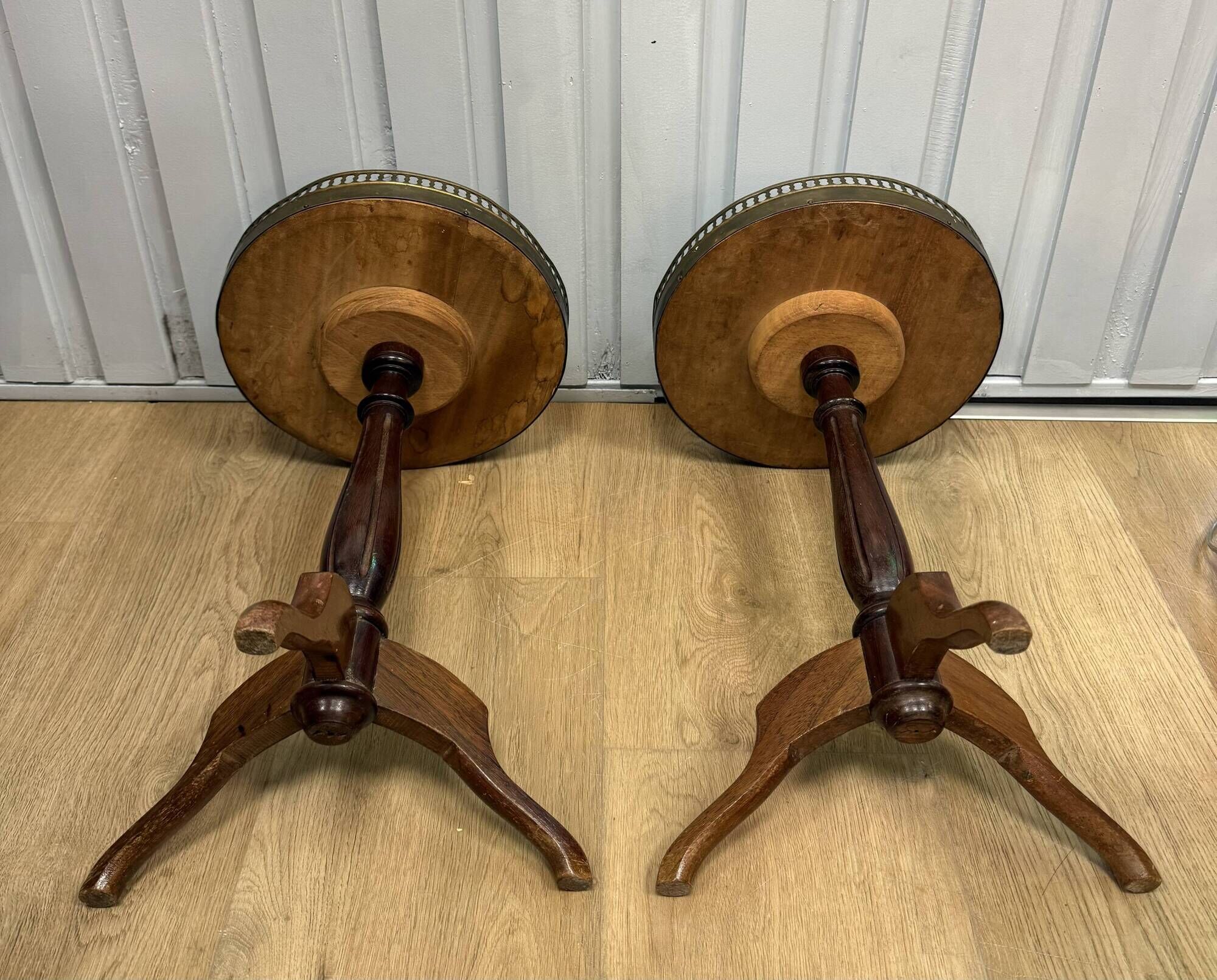 Pair of small side tables