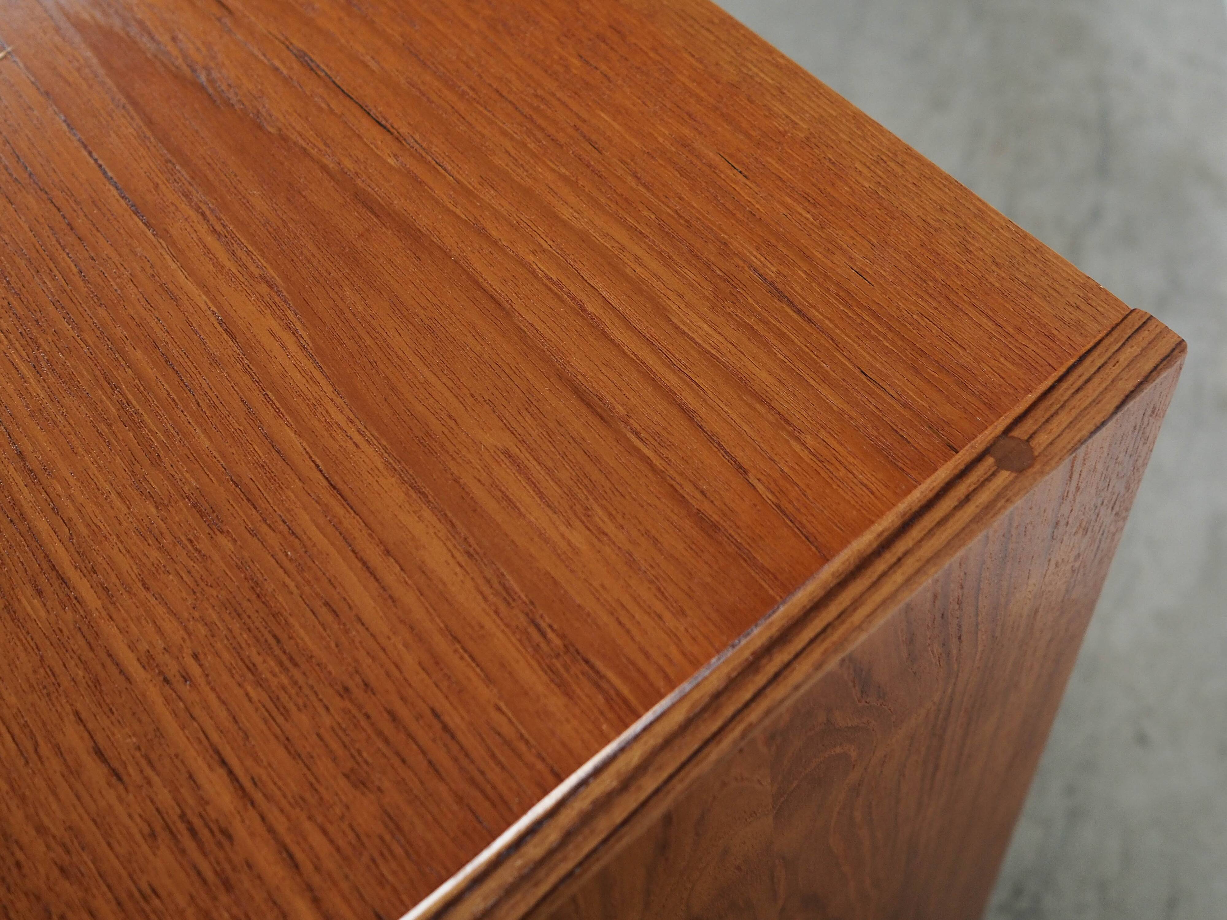 Teak cabinet, Danish design, 1970s, production: Denmark