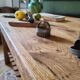 XXL solid oak kitchen island/worktop 180 x 105