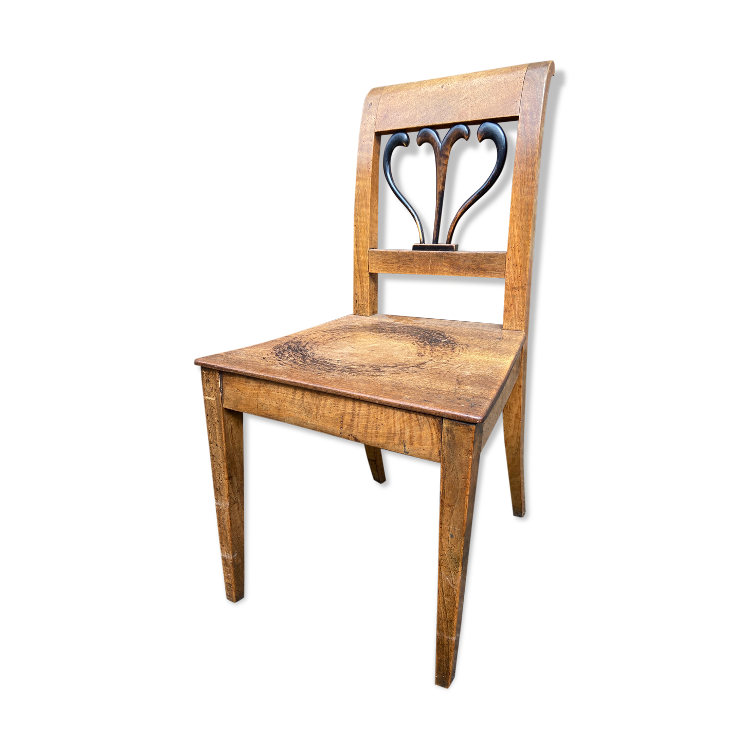 Vintage Alsatian peasant chair from the Directory period