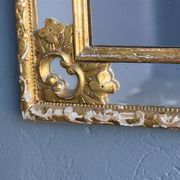 Parecloses time mirror nineteenth wooden Golden 55x55cm