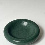 Ashtray / round ceramic catchall in emerald green.