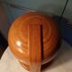 Scandinavian table lamp in solid wood