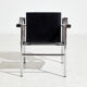 Fauteuil cuir lc1 par le Corbusier pour Cassina