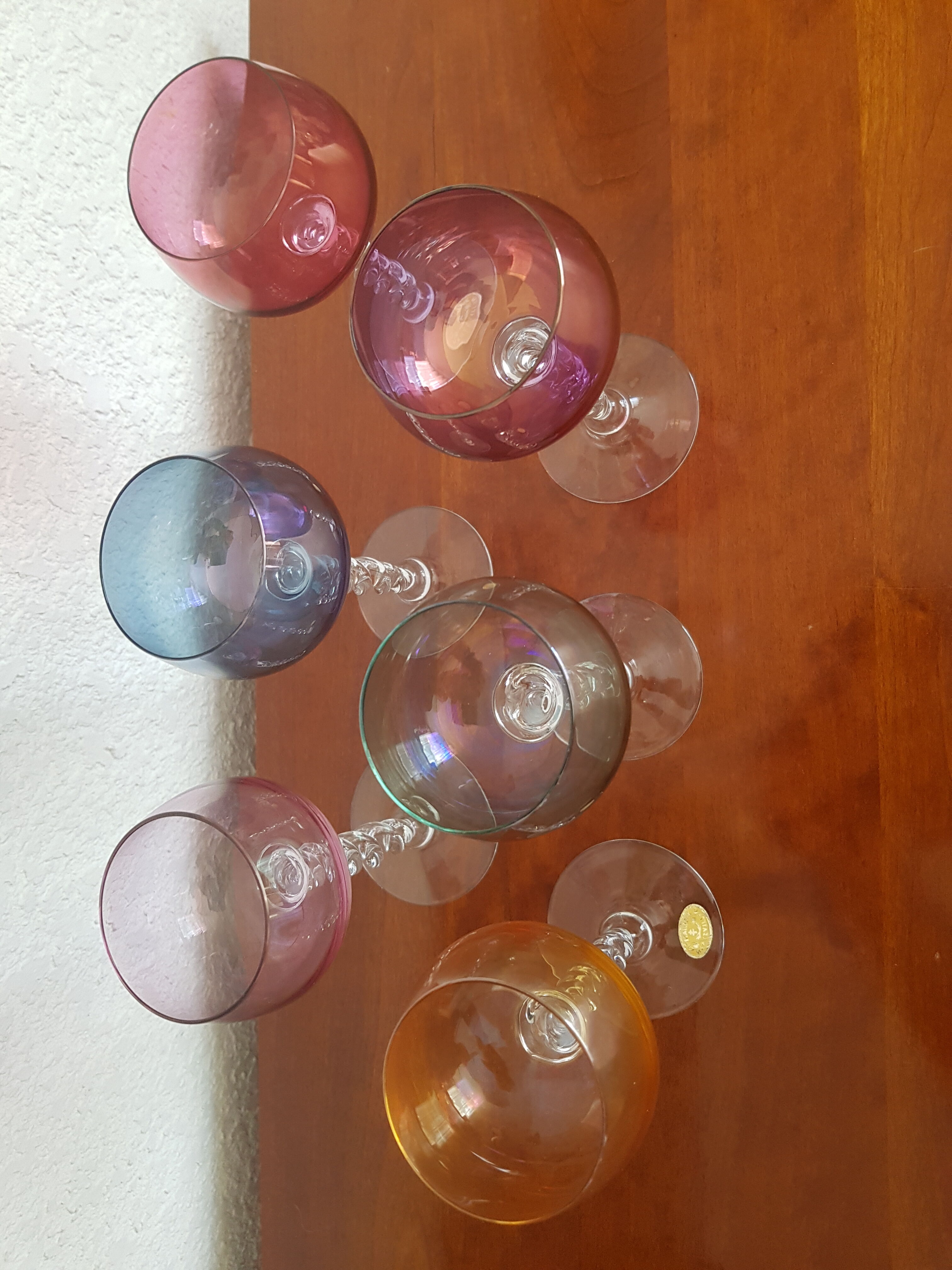 Set of 6 Roemer Crystal glasses from Loraine