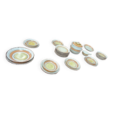 Entire dinner service in Gien, Etna model