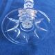 Pair of cut glass candlesticks