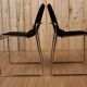 Série 4 chaises design Italien