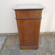 Old bedside table, marble top