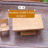Jouet bois poupée