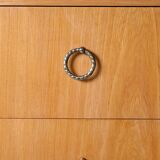 Scandinavian secretary with hinged lid