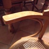 Fauteuil assise cannée