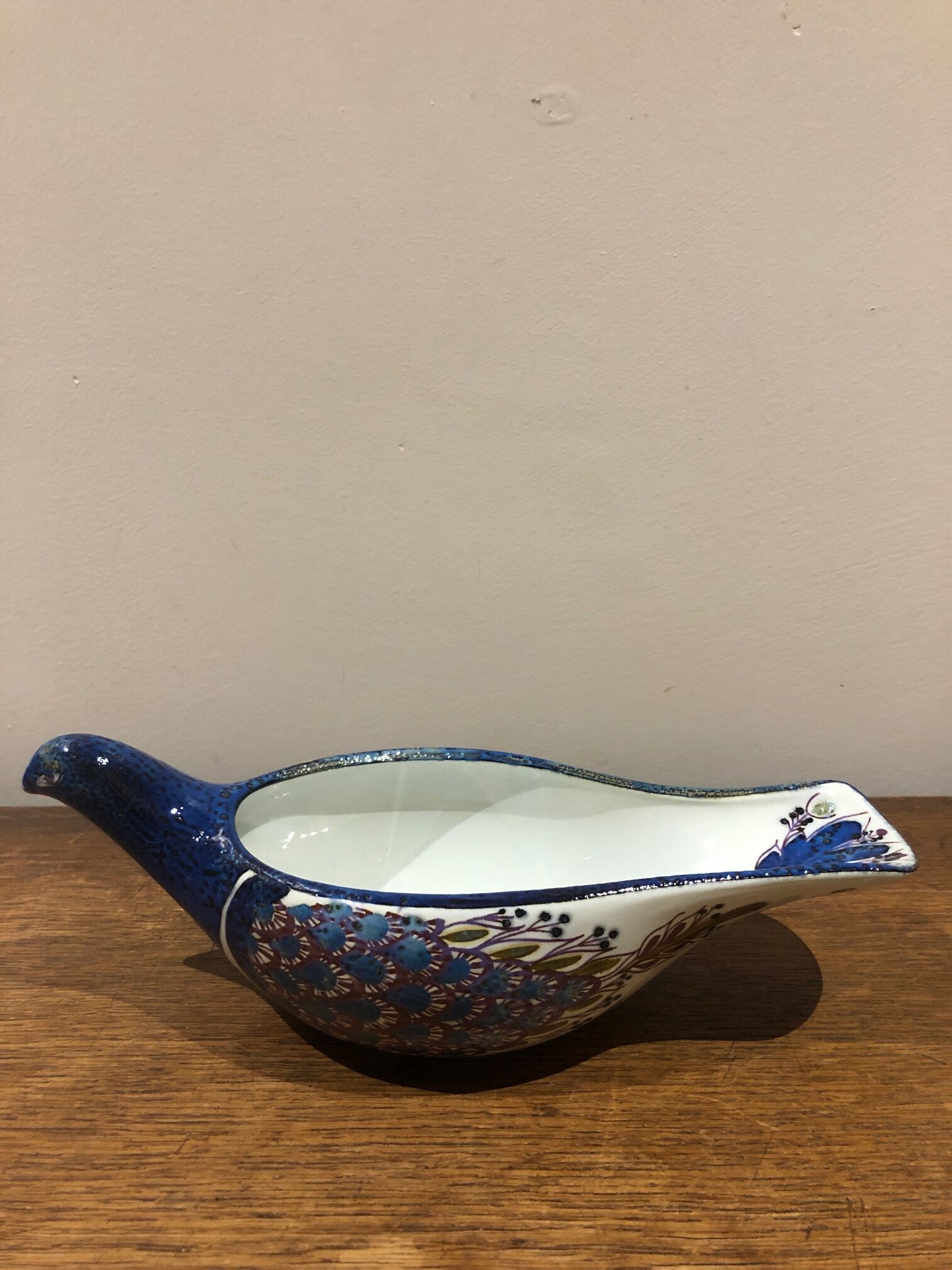 rare ceramic bird Royal Copenhagen design Berte Jessen