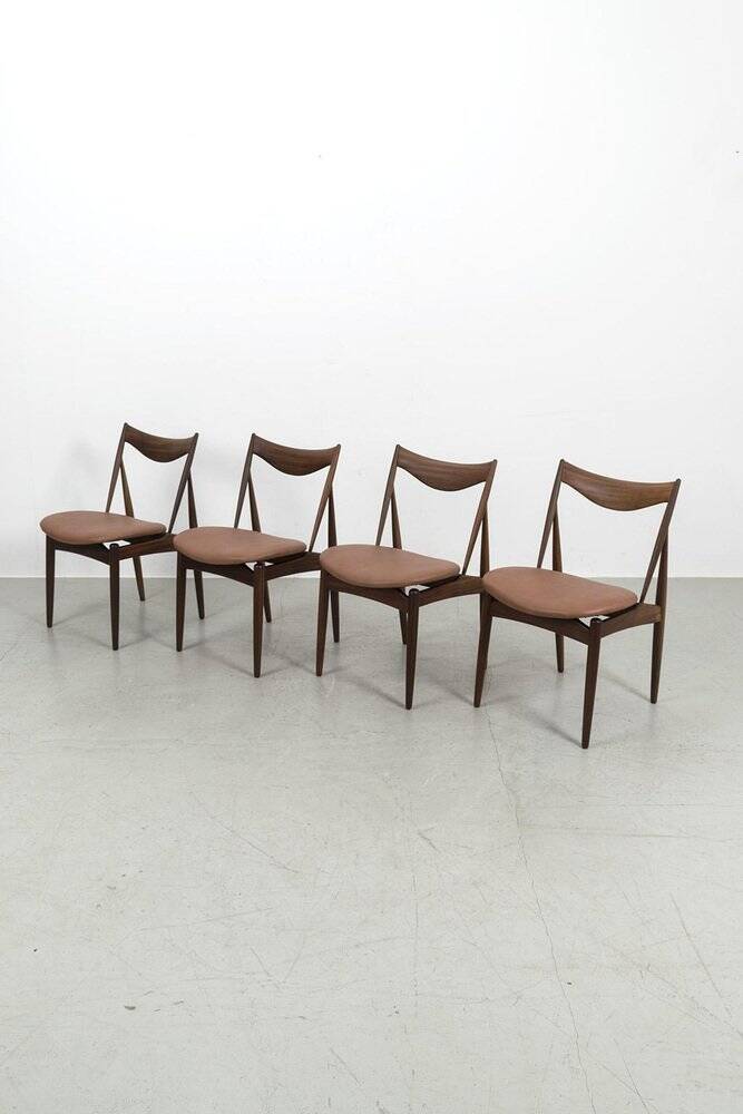 Dining Chairs by Kurt Østervig, Set of 4
