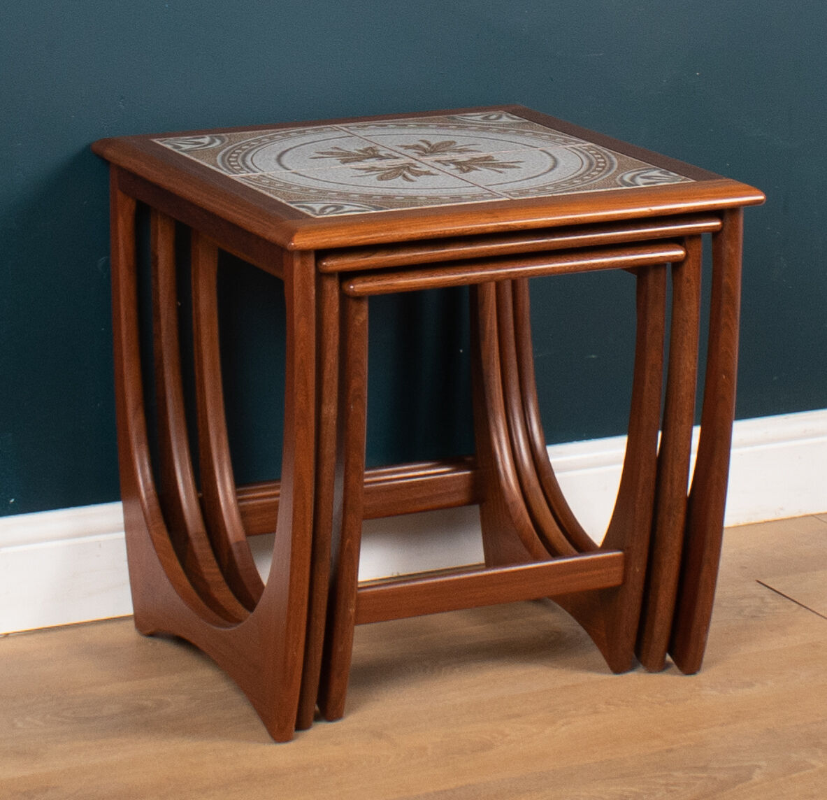 G plan fresco nest of three coffee tables 1960