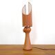 Jean Marais, terracotta cat lamp from the 70s-80s.