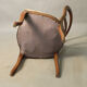 Louis Philippe walnut chair, newly reupholstered