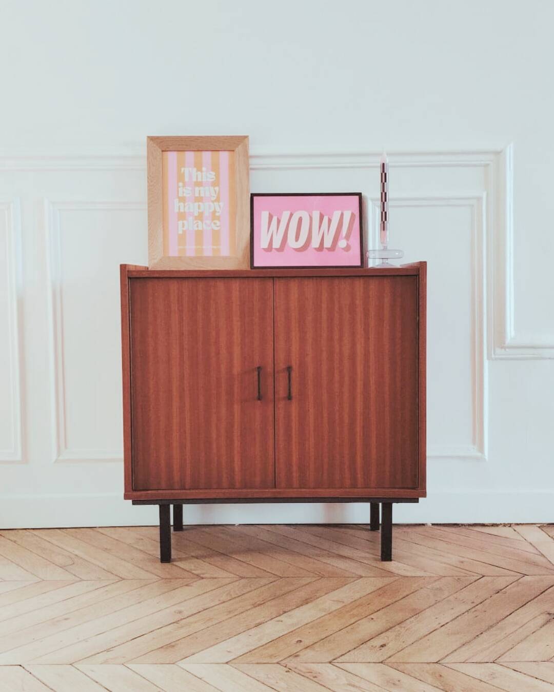 Low buffet / Renovated vintage modernist sideboard, 1950s-60s