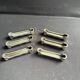 6 Knife rests – Silver-plated bronze – Art deco