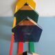 Pierre Sala vintage deco pencil bookends 80s bookends shelf