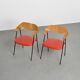 Pair of armchairs model 675 by Robin and Lucienne Day, Airborne, France, 1950s.