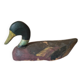 Antique carved wooden duck call painted by hand – Decoy for hunting