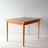 Scandinavian rectangular teak and formica table