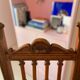 Paire de fauteuils anciens de style gothique