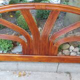 Vintage rattan headboard