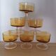 Amber Luminarc glasses/cups