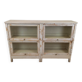 Patinated display cabinet