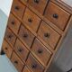 Dutch Oak Apothecary / Barber Cabinet, Early 20th Century