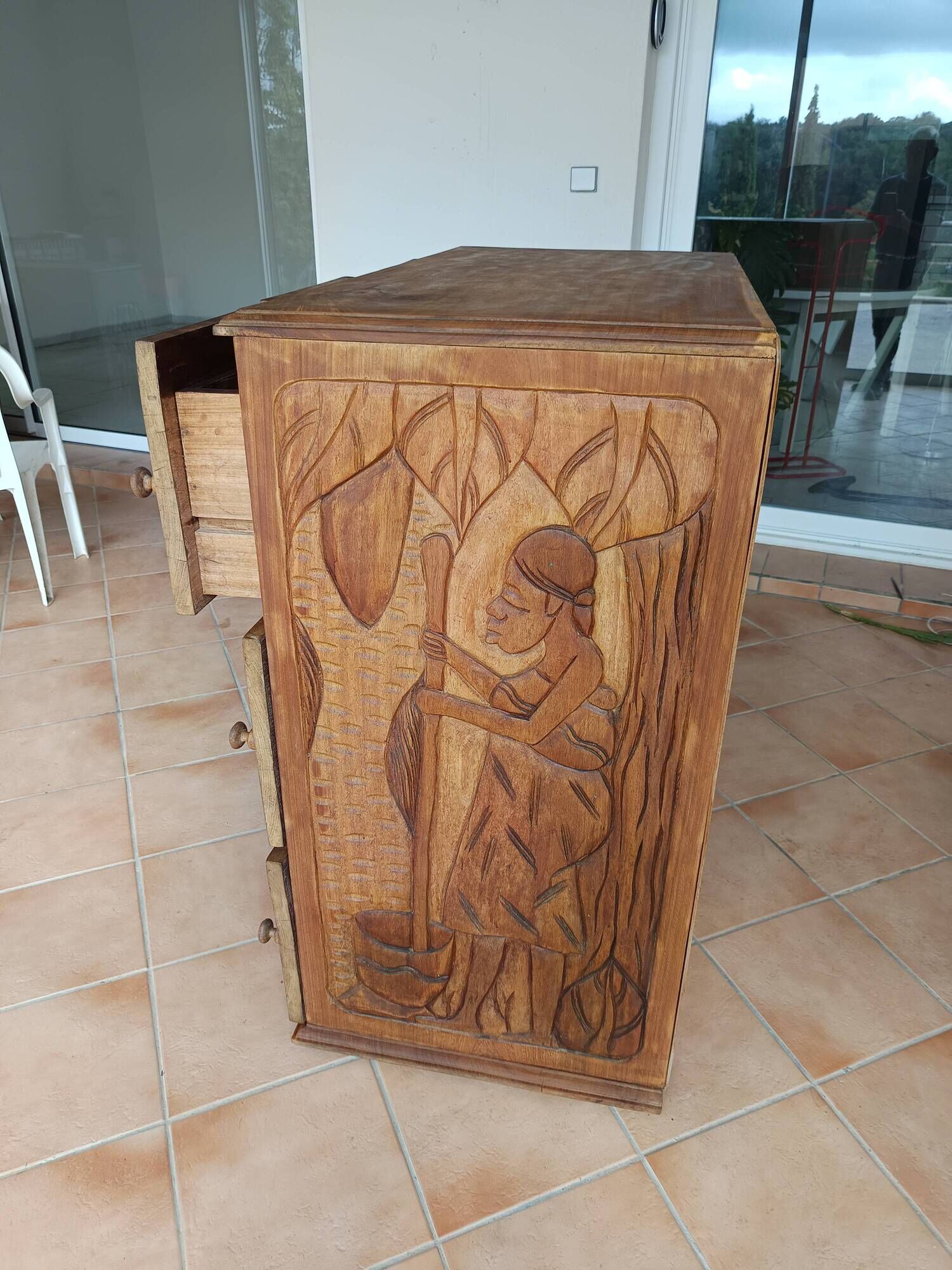 African drawer furniture
