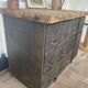 Meuble militaire 1945 12 tiroirs vintage industriel