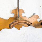 Art Deco wooden coat rack