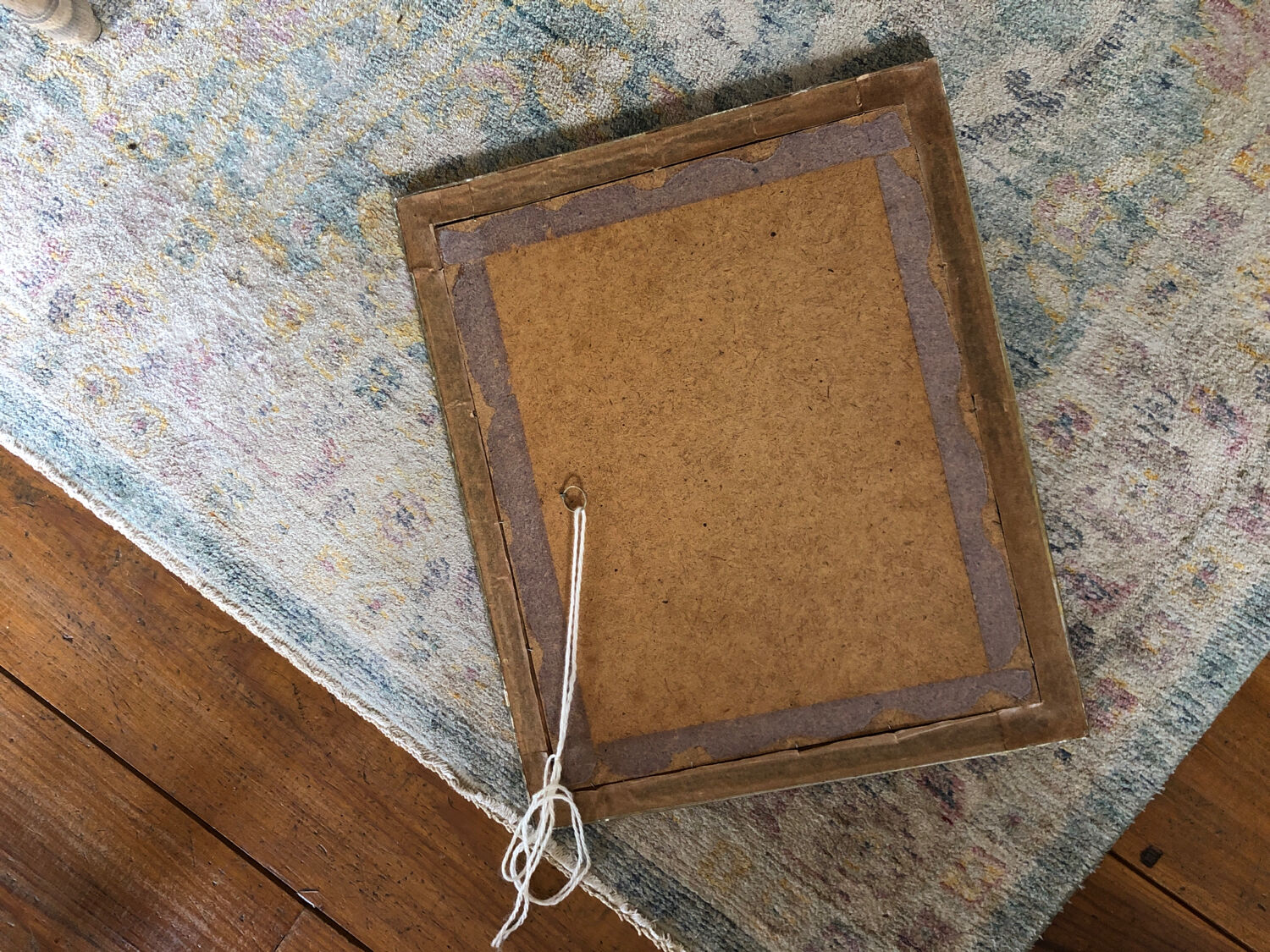 Glass frame & panther illustration