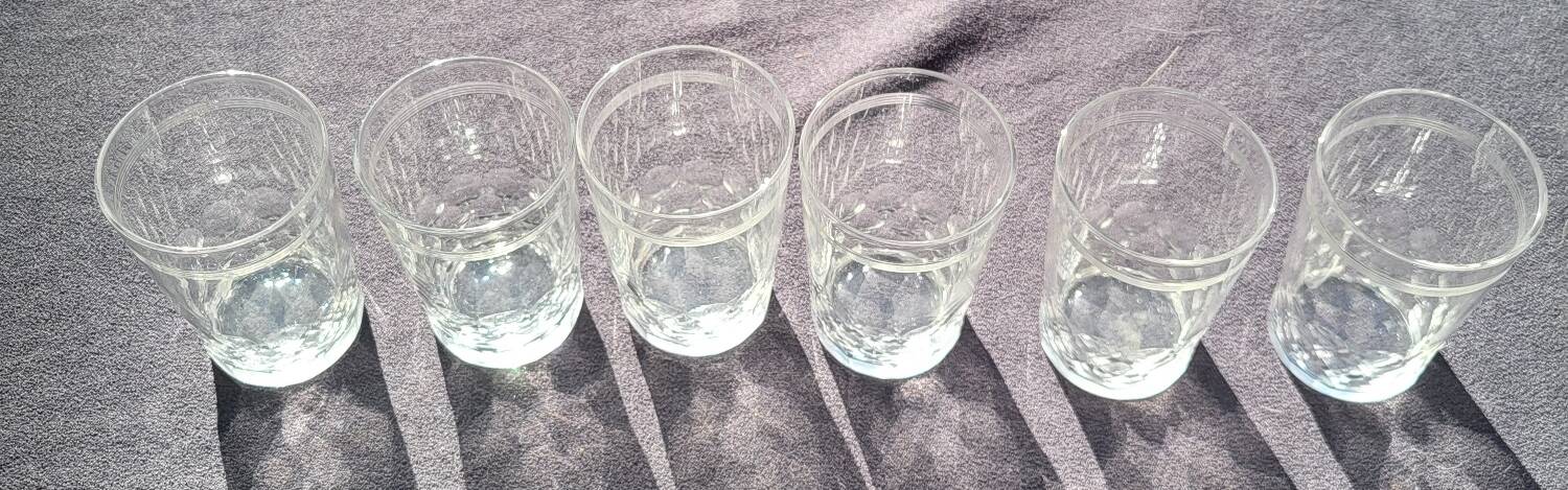 6 baccarat crystal goblet