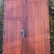 Double entrance door 227x142.2cm oak multi-point lock and frame