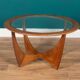 Retro Teak Round 'Astro' 'Fresco' Coffee Table By Victor Wilkins For G Plan