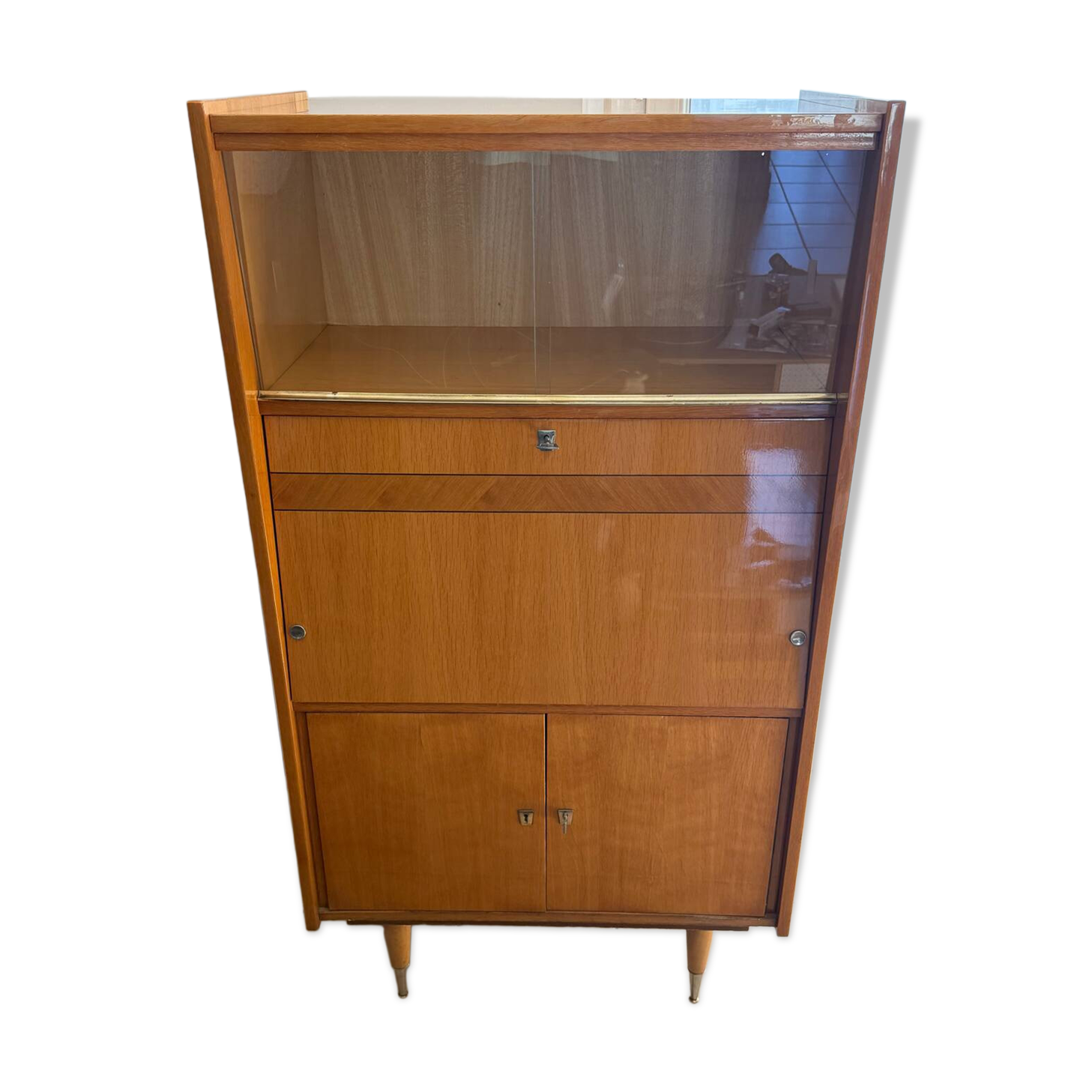 Vintage bookcase secretary furniture