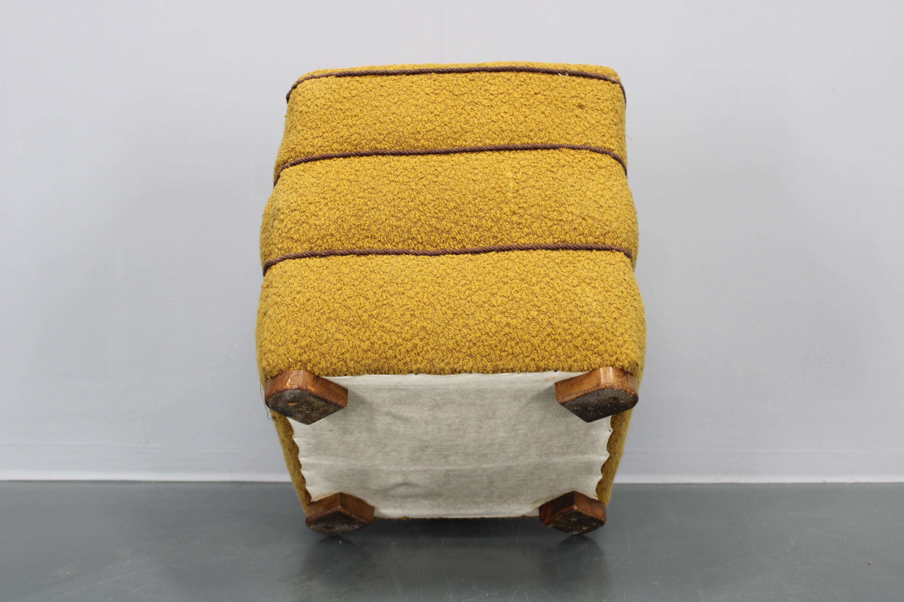 1940s Art Deco Tabouret, Czechoslovakia