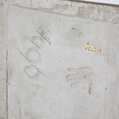 Square concrete coffee table Paul Kingma