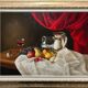 Tableau HST Elena Gualtierotti (born in 1961) "Still Life with Fruits"