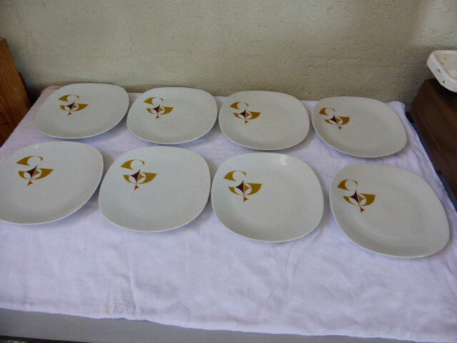 Porcelain plates by  Schirnding Bavaria 1970