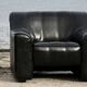 De Sede DS 44 armchair, 1970s, black leather.