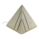 Lampe pyramide en pierre, années 70
