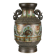 Antique cloisonné vase decorated in bronze, Japan, 19th century.