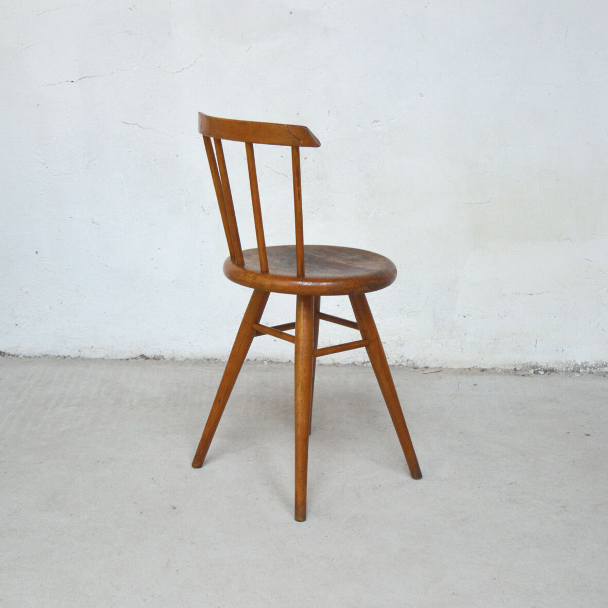 Old wooden workshop chair