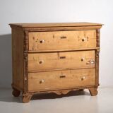 Commode ancienne en bois massif (vers 1920)