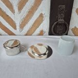 Silver-plated porcelain coffee service, 1970s